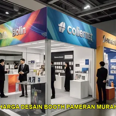 harga desain booth pameran murah